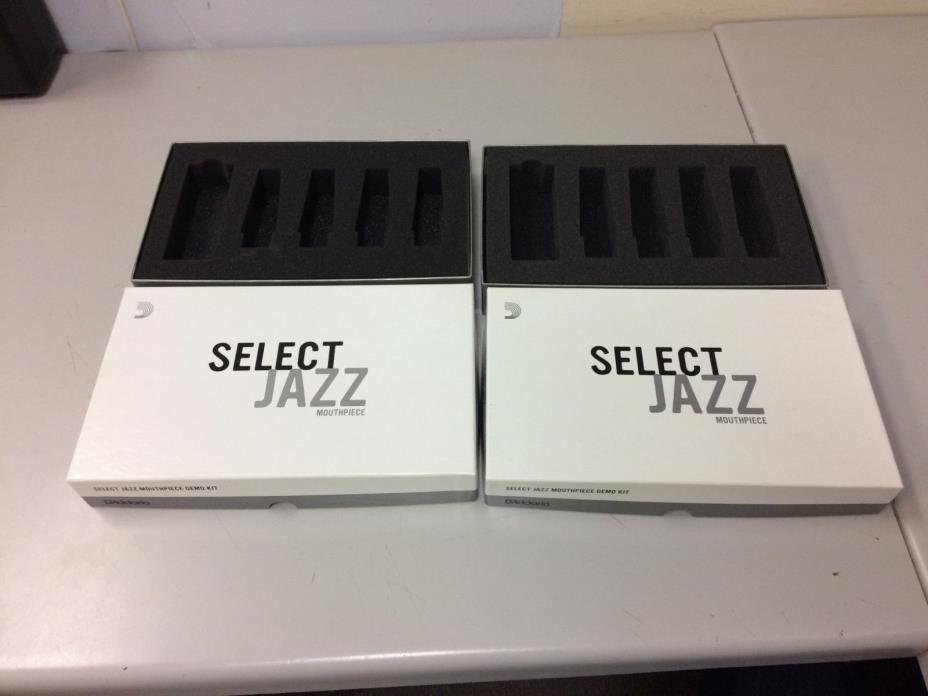 2 D'Addario Select Jazz Mouthpiece Boxes - Alto Saxophone & Tenor Saxophone