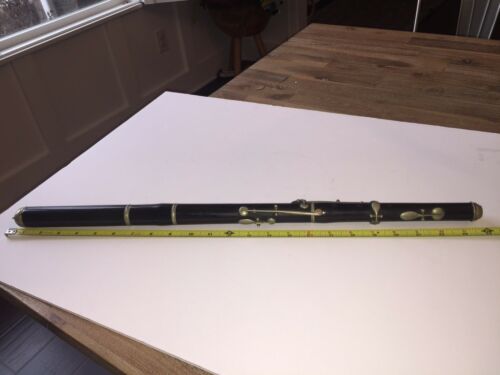 Vintage Antique Wood Piccolo Fife 24” Unknown Maker Cool