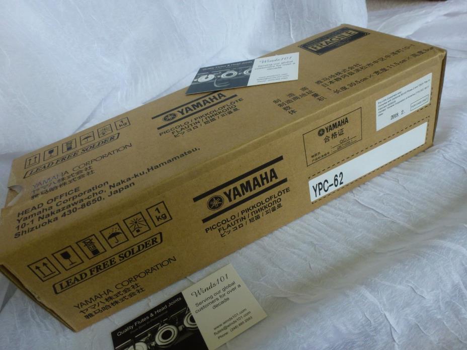 Yamaha Grenadilla Wooden Piccolo YPC-62 NEW IN BOX