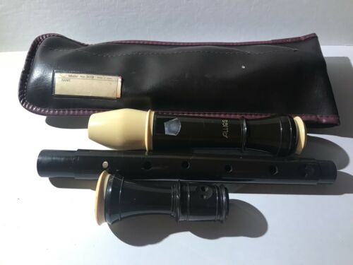 Aulos Recorder With Case