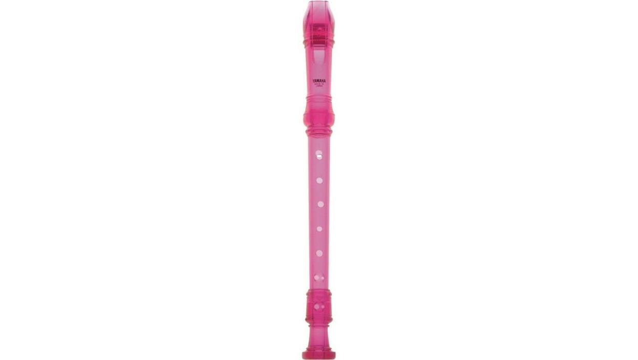 Yamaha YRS-20 3 Piece Soprano Recorder, Pink