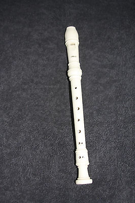 Yamaha Recorder Flute Great Beginner Instrument! Ivory Colored Made In Japan 23