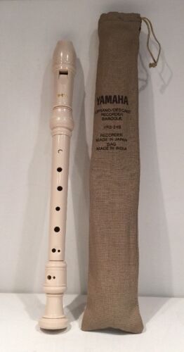 Yamaha Soprano Recorder Baroque YRS-24B Made In Japan
