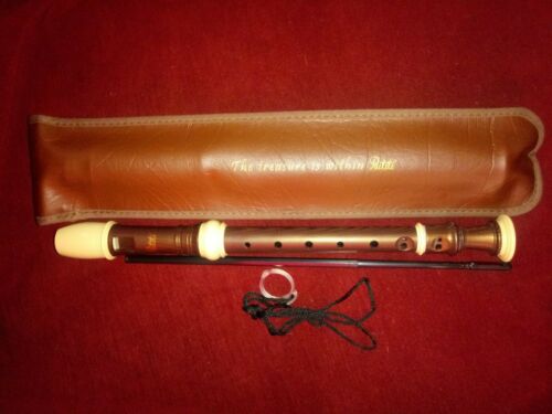 Paititi Soprano Recorder 8-Hole With Cleaning Rod + Carrying Bag, Premium Wooden