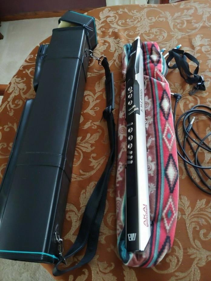 AKAI EWI 4000S PORTABLE ELECTRONIC WIND INSTRUMENT W/ Case & Cover PROFESSIONAL