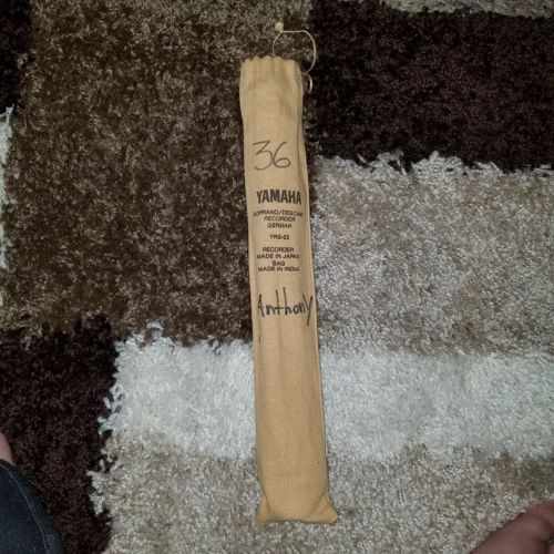 Yamaha Soprano Recorder German Fingering YRS-23Y Plastic for Beginners with Case