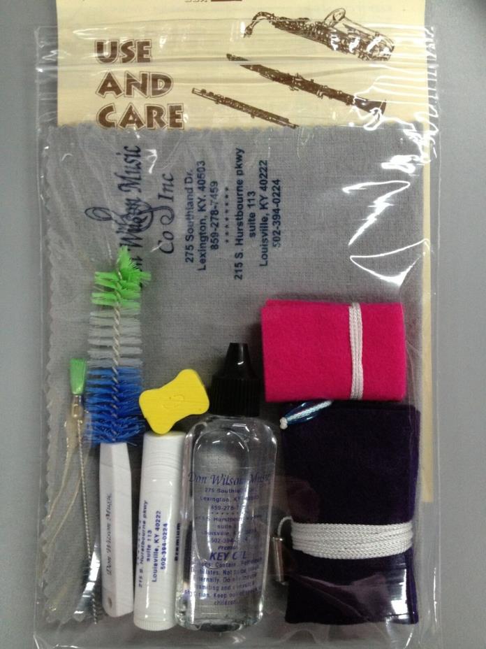 SAXOPHONE CLEANING CARE KIT (ALTO OR TENOR)