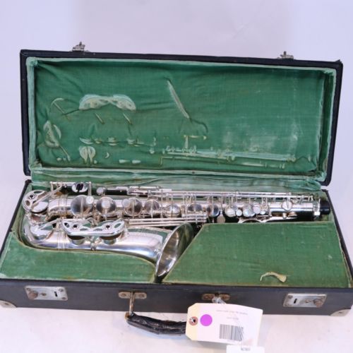 Selmer Paris Super Balanced Action Alto Saxophone SN 37697 ORIGINAL SILVER