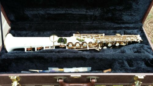 L.A. Sax Straight Soprano Saxophone w/ Case, Plus Extras