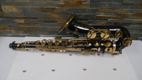 Opus USA Black & Gold Tenor Saxaphone w/ Case