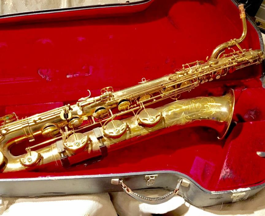 1964 Selmer Mark VI Baritone Saxophone with Low A Original Laquer