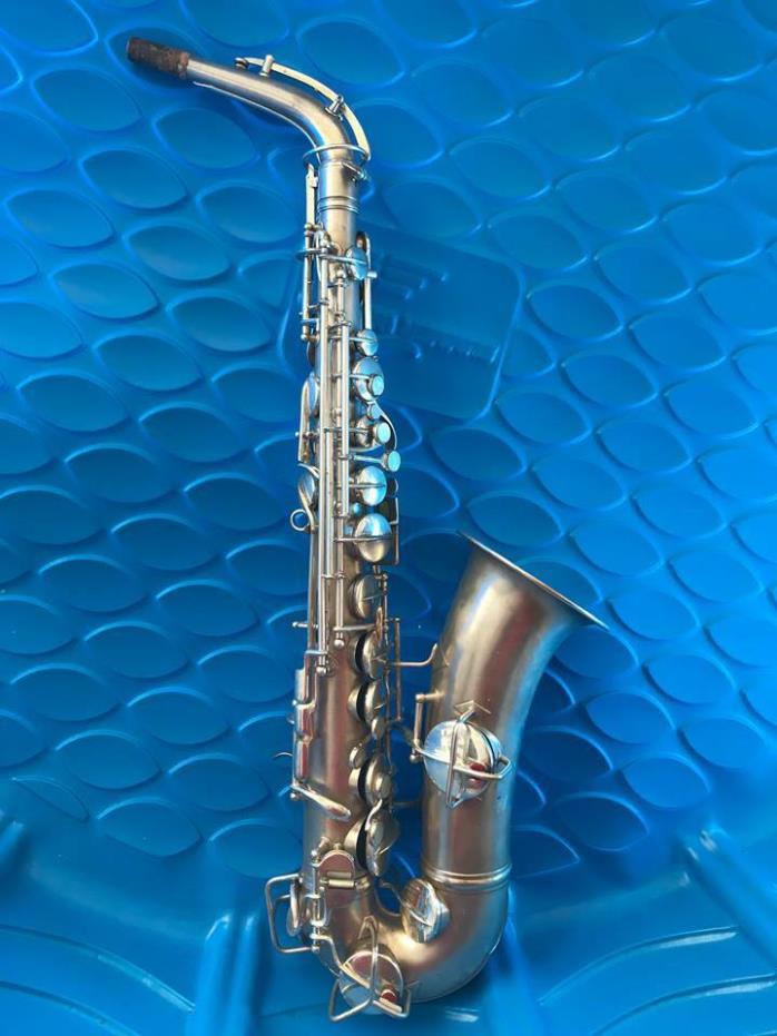 Vintage Concertone Alto Sax Silver Saxophone