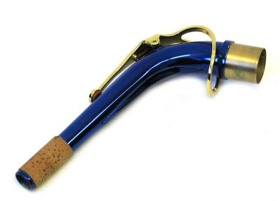 New Blue Alto Saxophone Sax Neck Replacement
