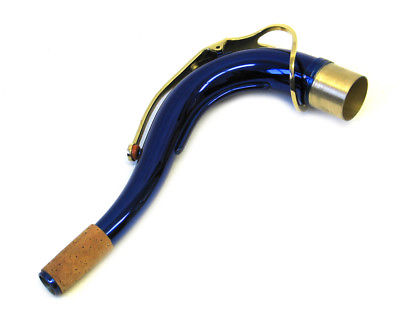 New Blue Tenor Saxophone Sax Neck Replacement