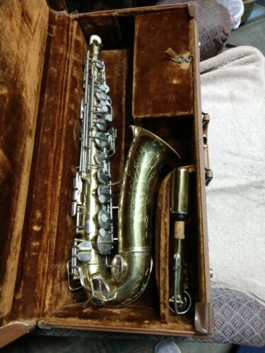 1957 Conn shooting stars alto saxophone with mouthpieces