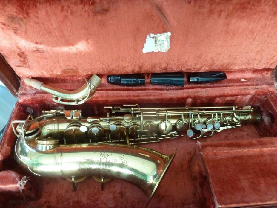 The Indiana Alto Saxophone made by Martin in 1960-1961 Serial Number: 78853