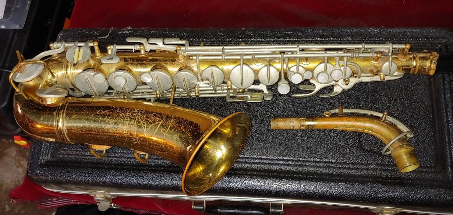 Continental Colonial (Conn) Eb Alto Saxophone Repairman’s Special #539533 #0329