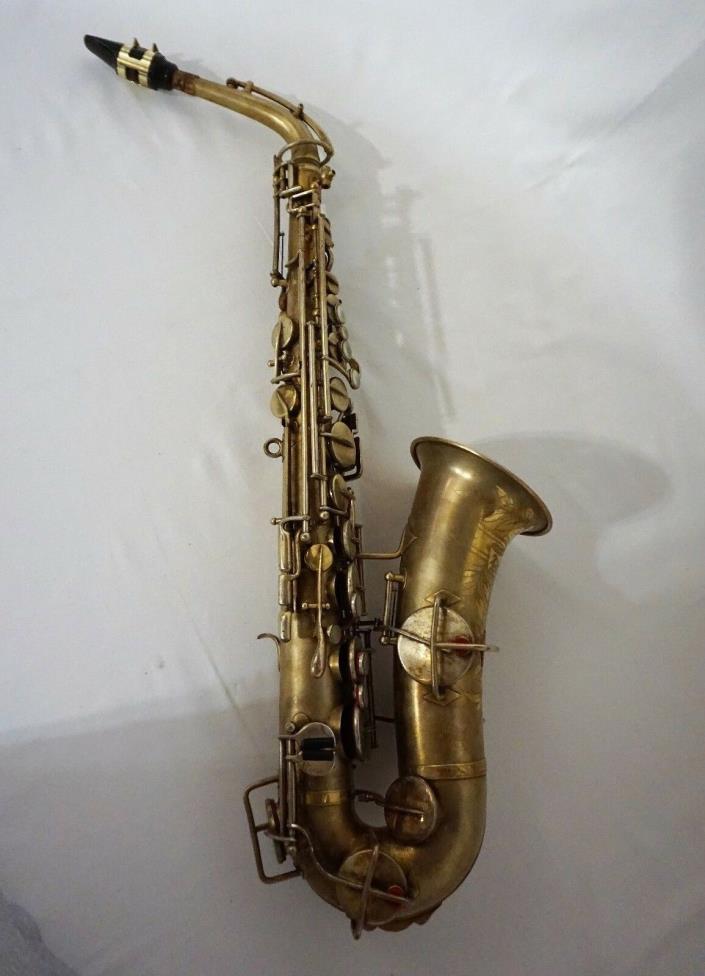 BUESCHER Vintage Saxophone TRUETONE Serial #194452 (Patent 1914, Circa 1925)