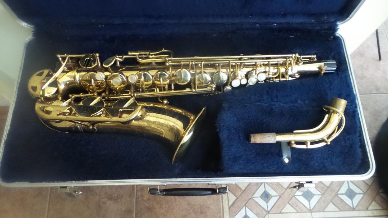 Vintage Conn Alto Sax with Case from Old Inventory