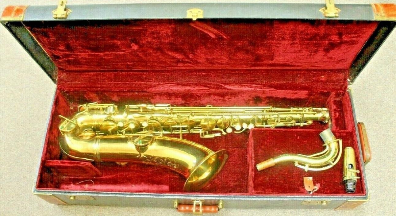 VINTAGE FRANK HOLTIN ALTO SAXOPHONE B FLAT IN CASE