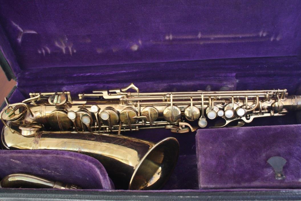 Conn 6m Naked Lady in the bell Alto Saxophone