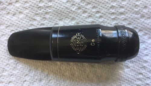 Vintage Selmer C* Scroll Shank Alto Sax Mouthpiece W/ Cap/Lig - Great Condition!