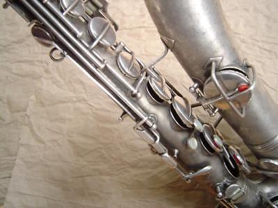 C.G. Conn Silver Plate C Melody Sax - Straight Neck - Front F - Ex. Orig. Cond.