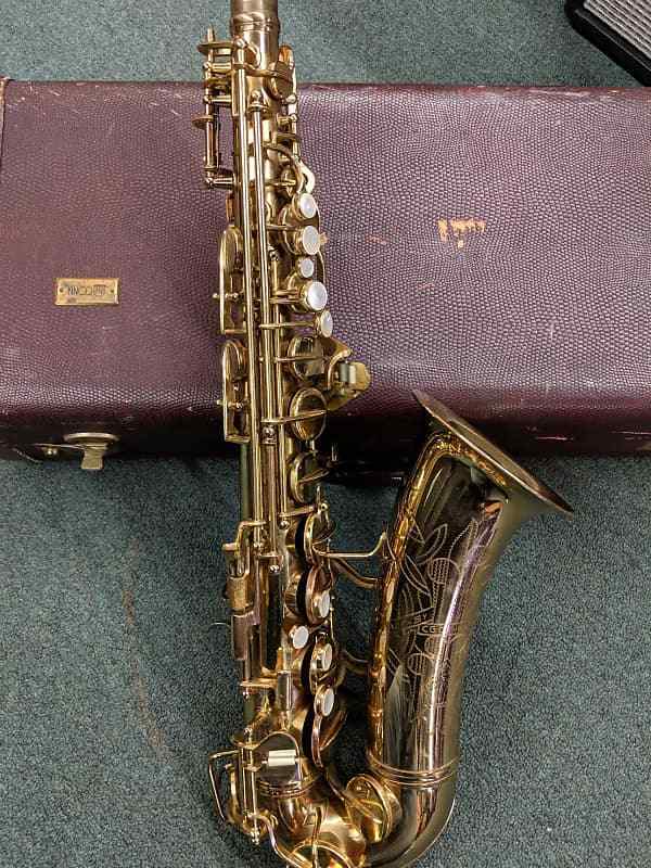 1953 Conn 6M Lady In The Window Alto Saxophone With Under Neck Octave Key