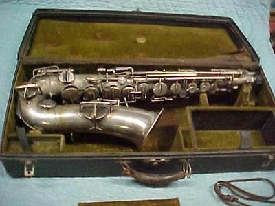 Vintage Carl Fisher/Buescher Alto Saxophone in 
