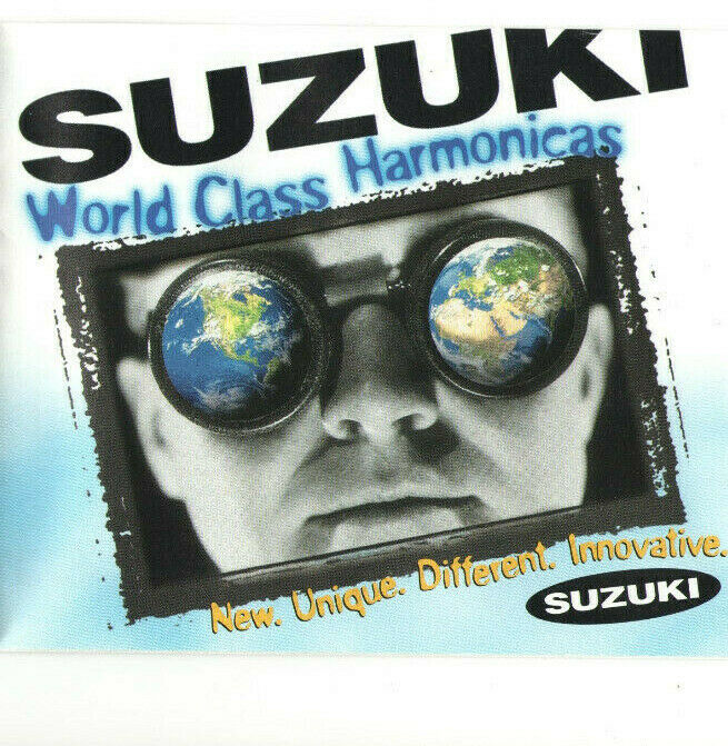 2002 SUZUKI WORLD CLASS HARMONICAS BROCHURE! SLIDER CHROMATIC! PROMASTER & MORE!