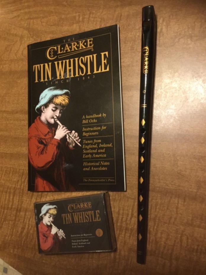 Clarke Original Tin Whistle Key of C Bill Ochs Song Book & Cassette