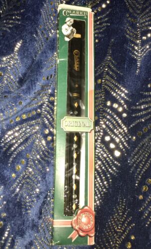 The original CLARK TIN WHISTLE, NIB, Color Is Black, With Practice Sheet