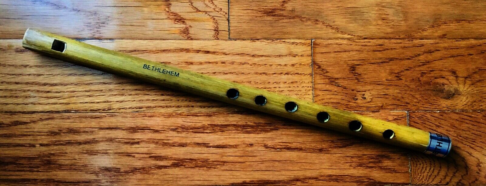 Souvenir Reed Flute ~ Wood Wind Whistle Recorder from Bethlehem Holy Land