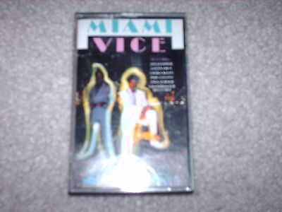 Vintage Miami Vice  Original Soundtrack Cassette Tape 1985 Release MCA