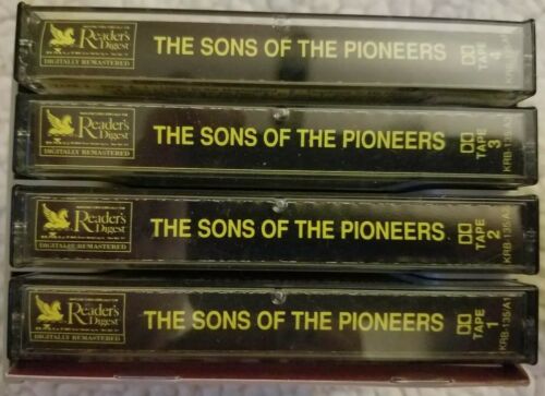 Down Memory Trail With The Sons of the Pioneers set of 4cassettes Readers Digest
