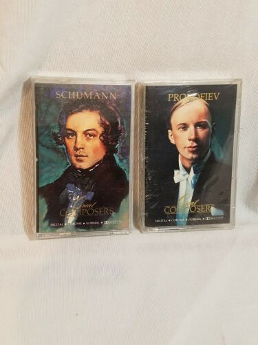 Great Composers: (Time Life Music) Prokofiev & Schumann Audio Cassette Tapes