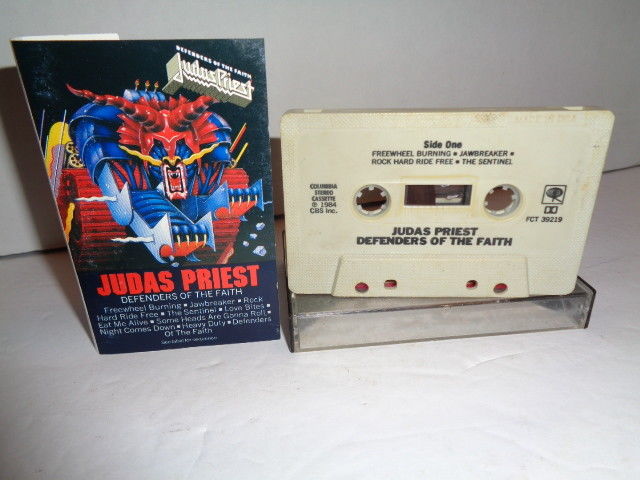 Judas Priest, Defenders Of The Faith, Cassette Tape VG Condition