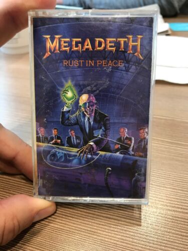 MEGADETH - Rust In peace Cassette tape 1990 Capital records Thrash metal/Rock