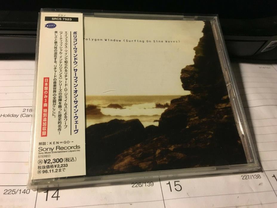 POLYGON WINDOW - Surfing On Sine Waves JAPAN IMPORT CD+OBI SRCS-7523 1994
