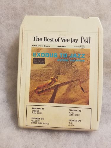 Eddie Harris 8 TRACK Exodus TO Jazz Vee Jay 3016