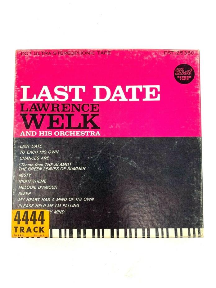 Lawrence Welk Last Date 4-Track Stereo Reel to Reel Tape / 7.5 IPS