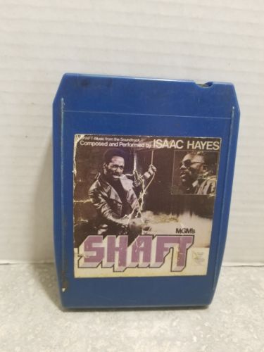 Isaac Hayes Shaft OST Soundtrack 8 Track Cartridge Tape MGM funk soul TESTED