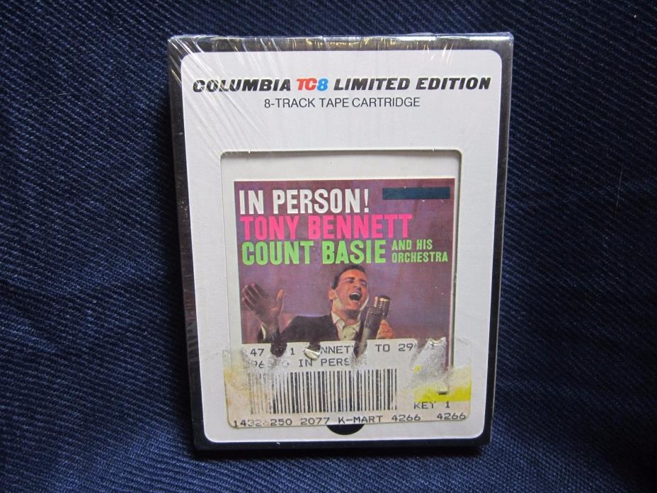 In person! Tony Bennett Count Basie & His Orchestra TC8 Limited Edition 8 track