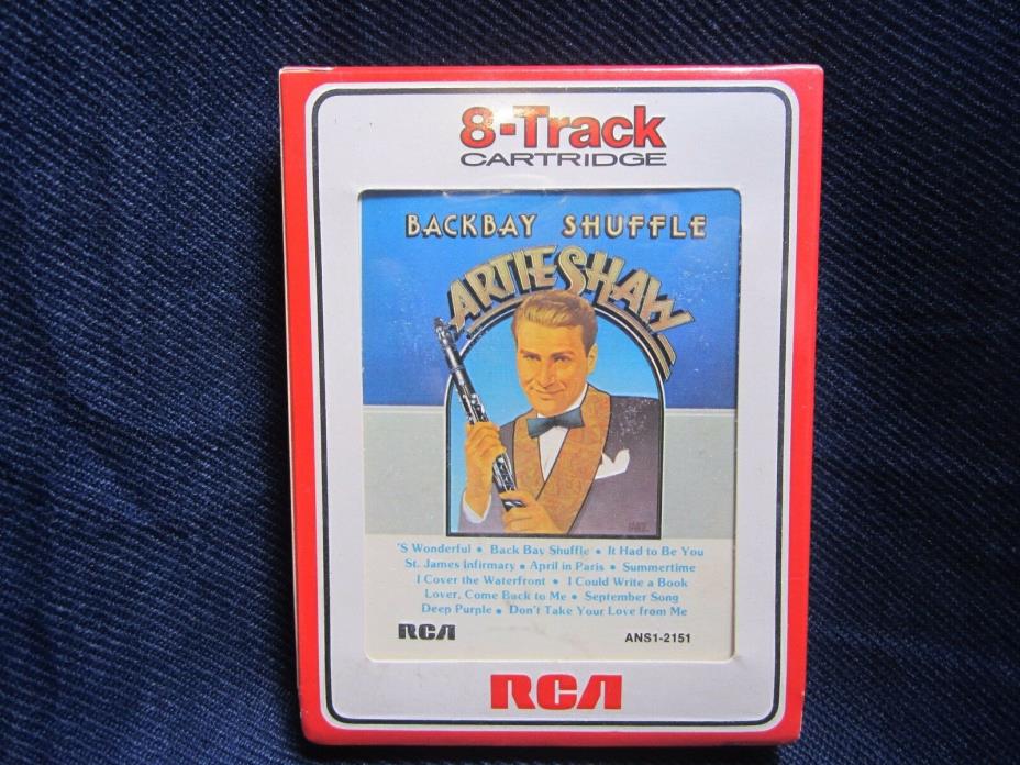 Artie Shaw Backbay Shuffle 8 Track Sealed NIP ANS1-2151