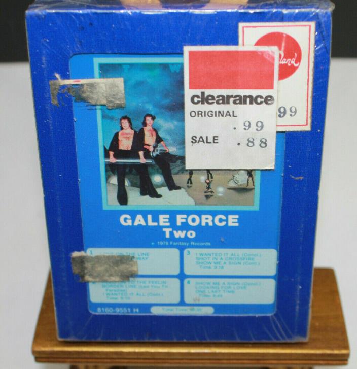 Gale Force Two 8 Track Factory Sealed New Old Stock