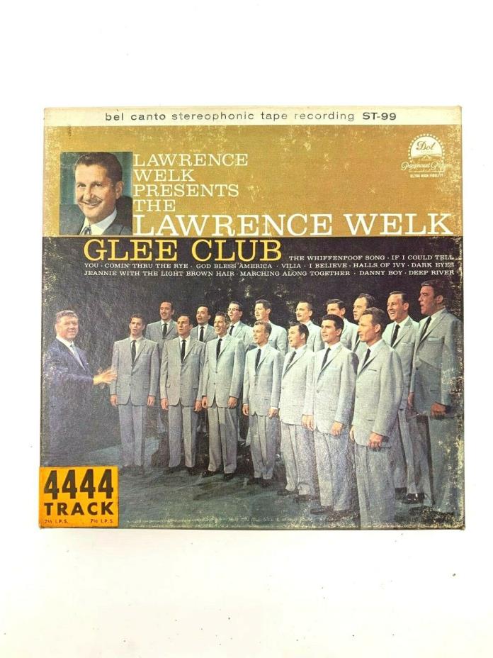 LAWRENCE WELK Glee Club 4-Track Stereo Reel to Reel Tape / 7.5 IPS