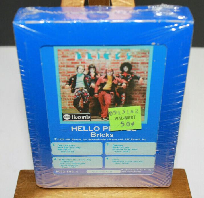 Hello People Bricks 8 Track Factory Sealed New Old Stock