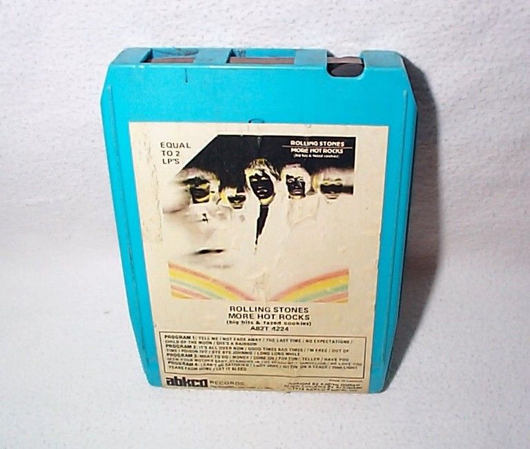 ROLLING STONES More Hot Rocks - 8 track tape - tested & working, excellent shape
