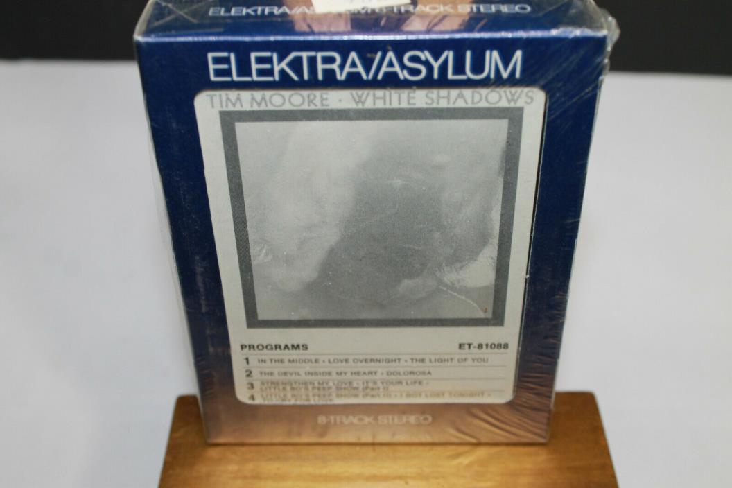 Tim Moore White Shadows 8 Track Factory Sealed New Old Stock