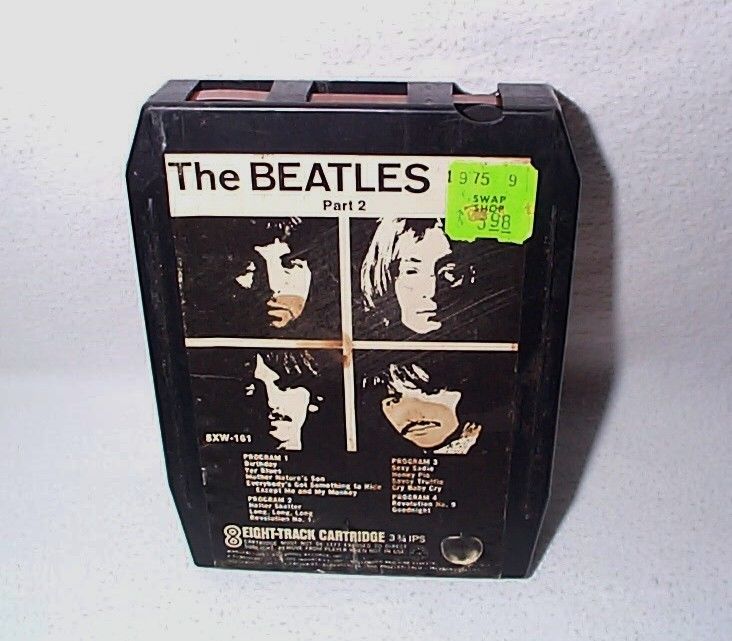 THE BEATLES Part 2 - 8 track tape - tested & working, excellent shape